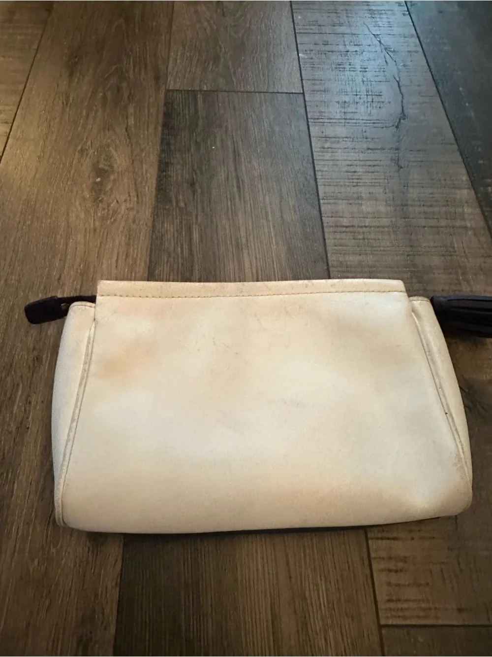 Coach Legacy Colorblock Large Clutch White, Purple & Yellow
